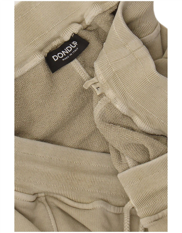 DONDUP Mens Tracksuit Trousers Joggers Large  Beige