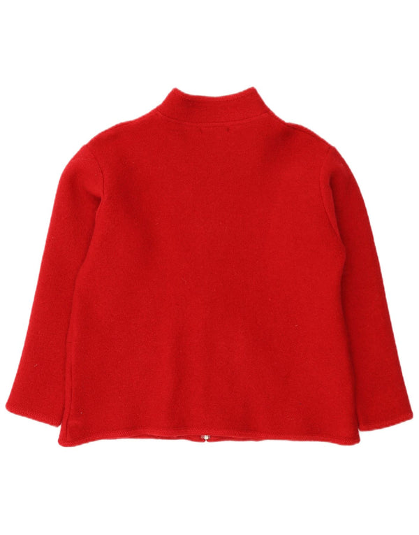 Hepburn Womens Cardigan Sweater UK 18 XL Red Wool