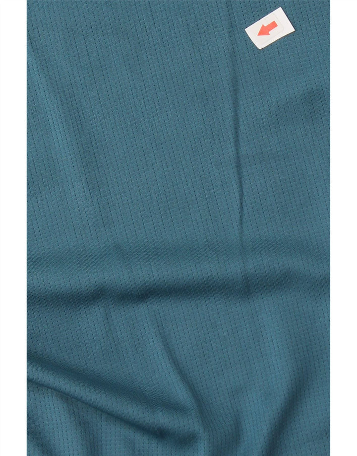 Adidas Mens Aeroready Polo Shirt Large Blue Polyester