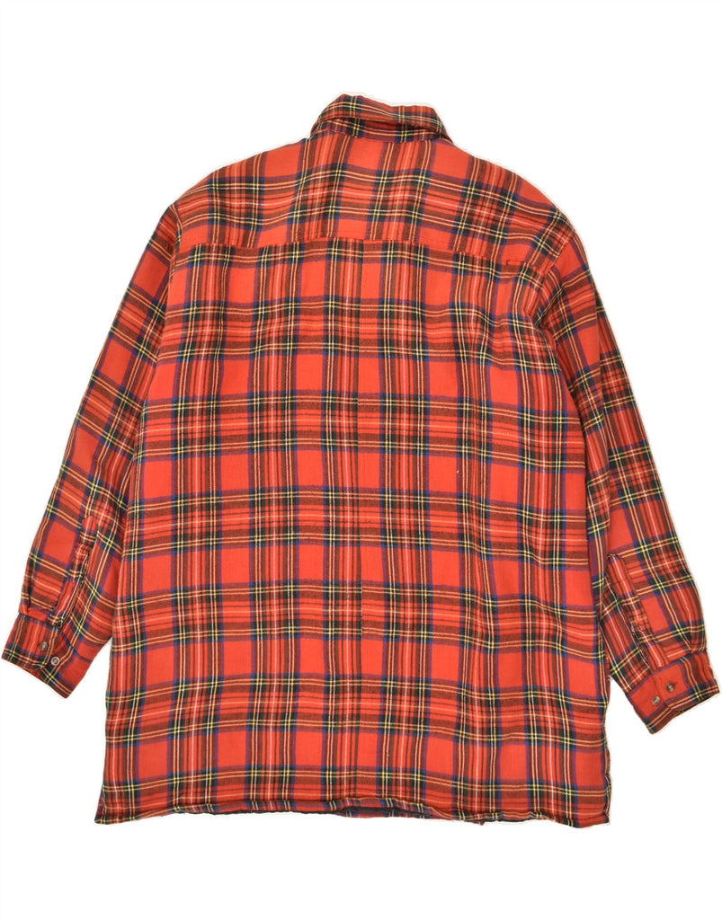 CHESTERFIELD Mens Lumberjack Flannel Shirt XL Red Check Cotton | Vintage Chesterfield | Thrift | Second-Hand Chesterfield | Used Clothing | Messina Hembry 