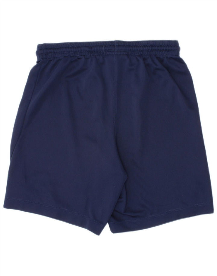 Nike Boys Dri Fit Sport Shorts 8-9 Years Small Navy Blue Polyester