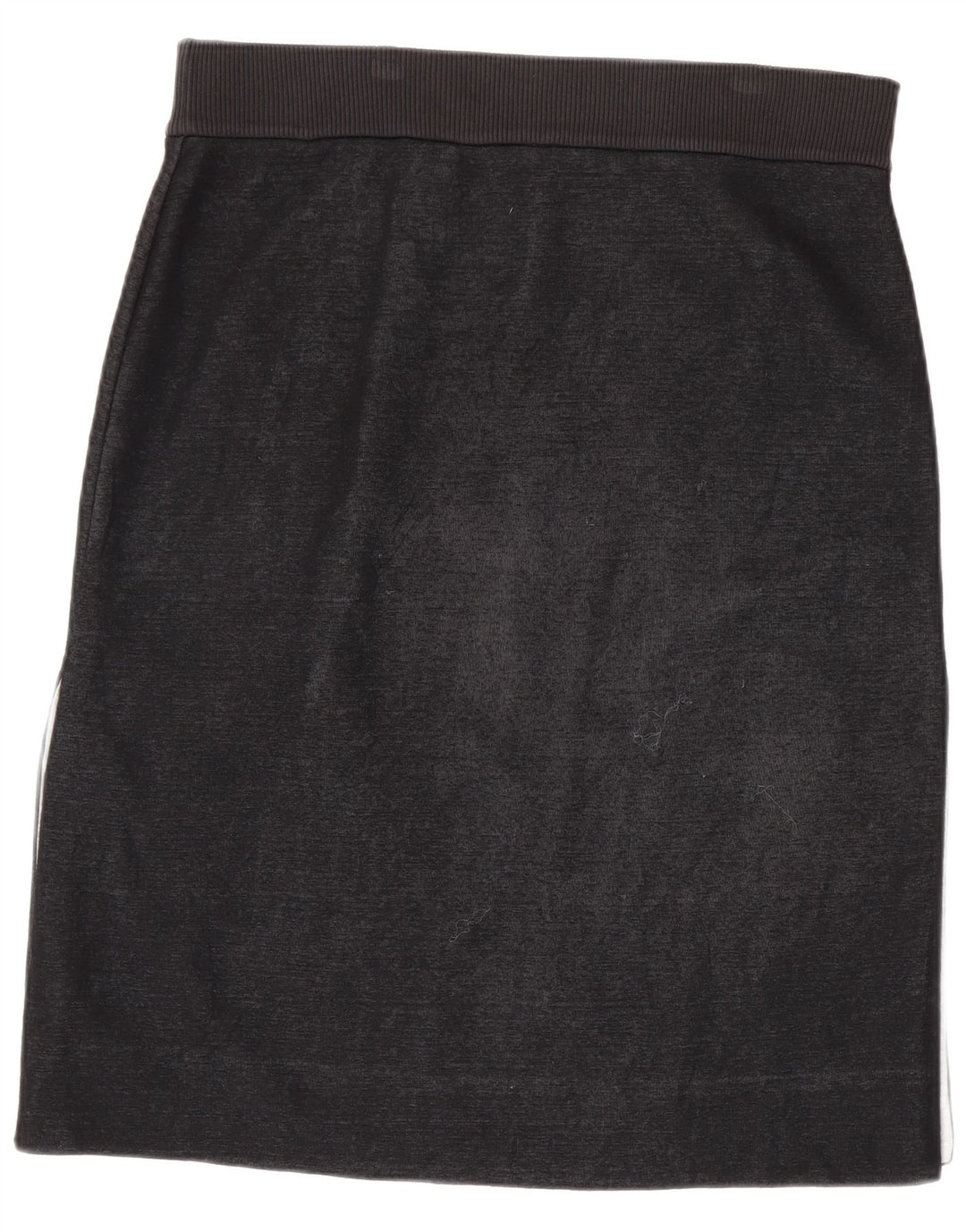 Cos Womens Straight Skirt Large W34  Grey Cotton