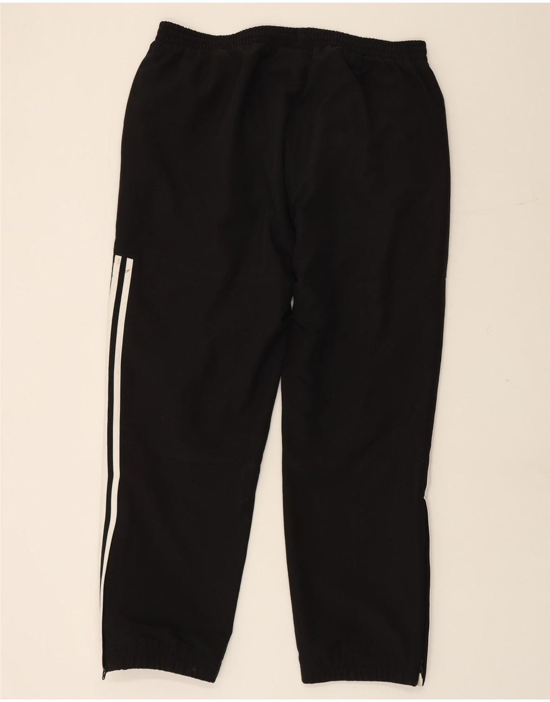 ADIDAS Mens Tracksuit Trousers Joggers Large Black