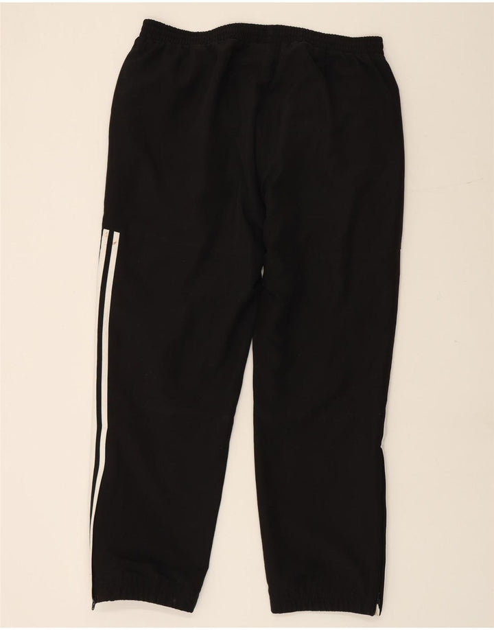 ADIDAS Mens Tracksuit Trousers Joggers Large Black