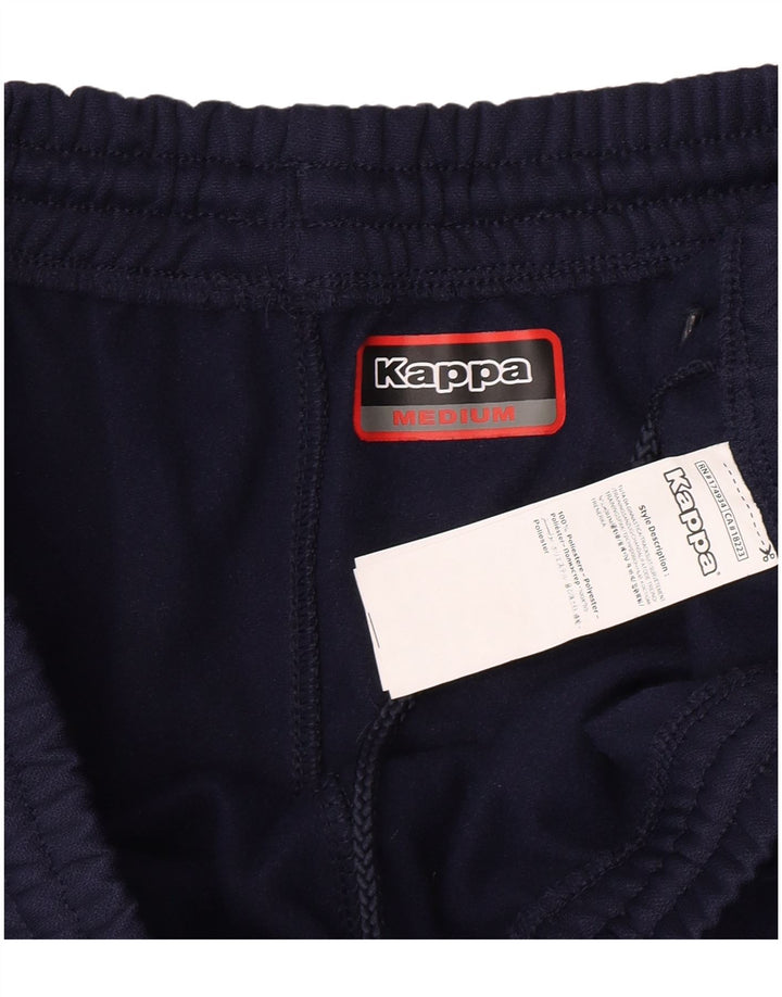 Kappa Mens Bermuda Sport Shorts Medium  Navy Blue Polyester