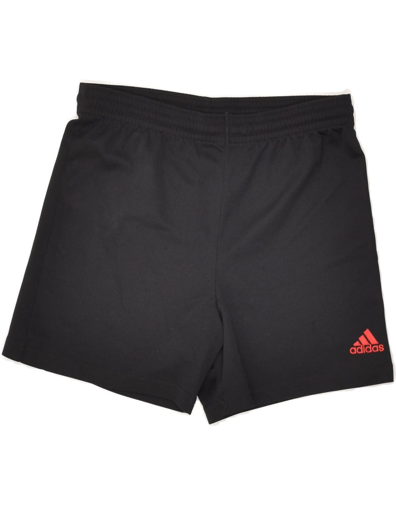 ADIDAS Boys Sport Shorts 9-10 Years Black Polyester | Vintage Adidas | Thrift | Second-Hand Adidas | Used Clothing | Messina Hembry 