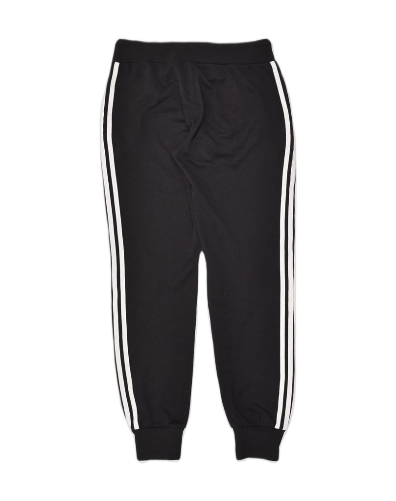 ADIDAS Womens Tracksuit Trousers Joggers UK 10 Small Black Polyester | Vintage Adidas | Thrift | Second-Hand Adidas | Used Clothing | Messina Hembry 