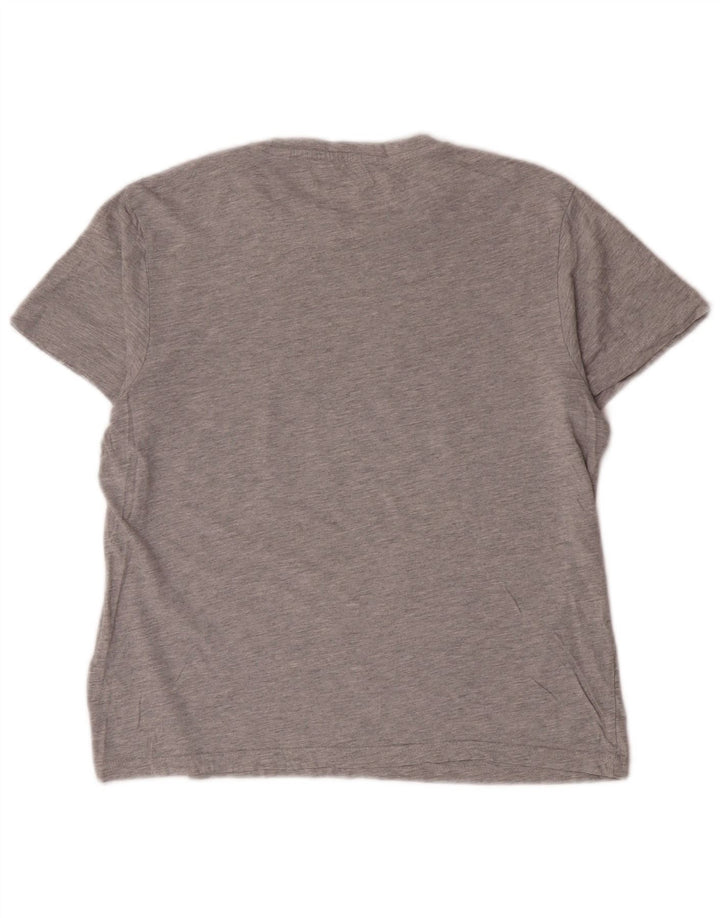Jack Wills Womens Oversized T-Shirt Top UK 10 Small Grey Cotton