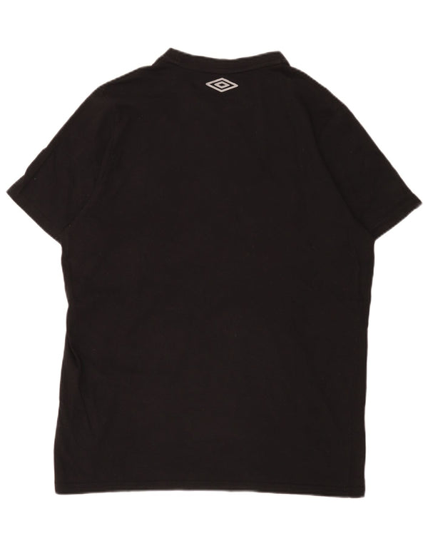 Umbro Mens Graphic T-Shirt Top XL Black Cotton