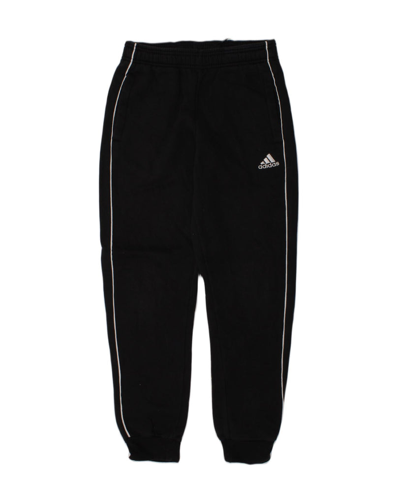 ADIDAS Boys Tracksuit Trousers Joggers 11-12 Years Black Cotton | Vintage Adidas | Thrift | Second-Hand Adidas | Used Clothing | Messina Hembry 