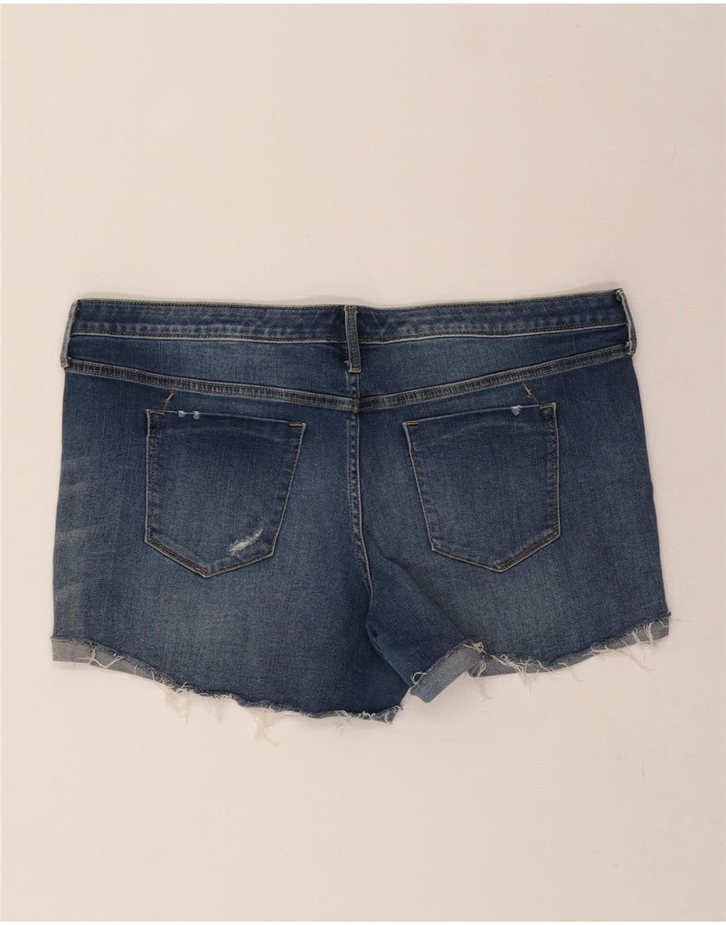 MOSSIMO Womens Mid Rise Mid Rise Denim Shorts US 18 2XL W40 Blue Vintage Mossimo and Second-Hand Mossimo from Messina Hembry 