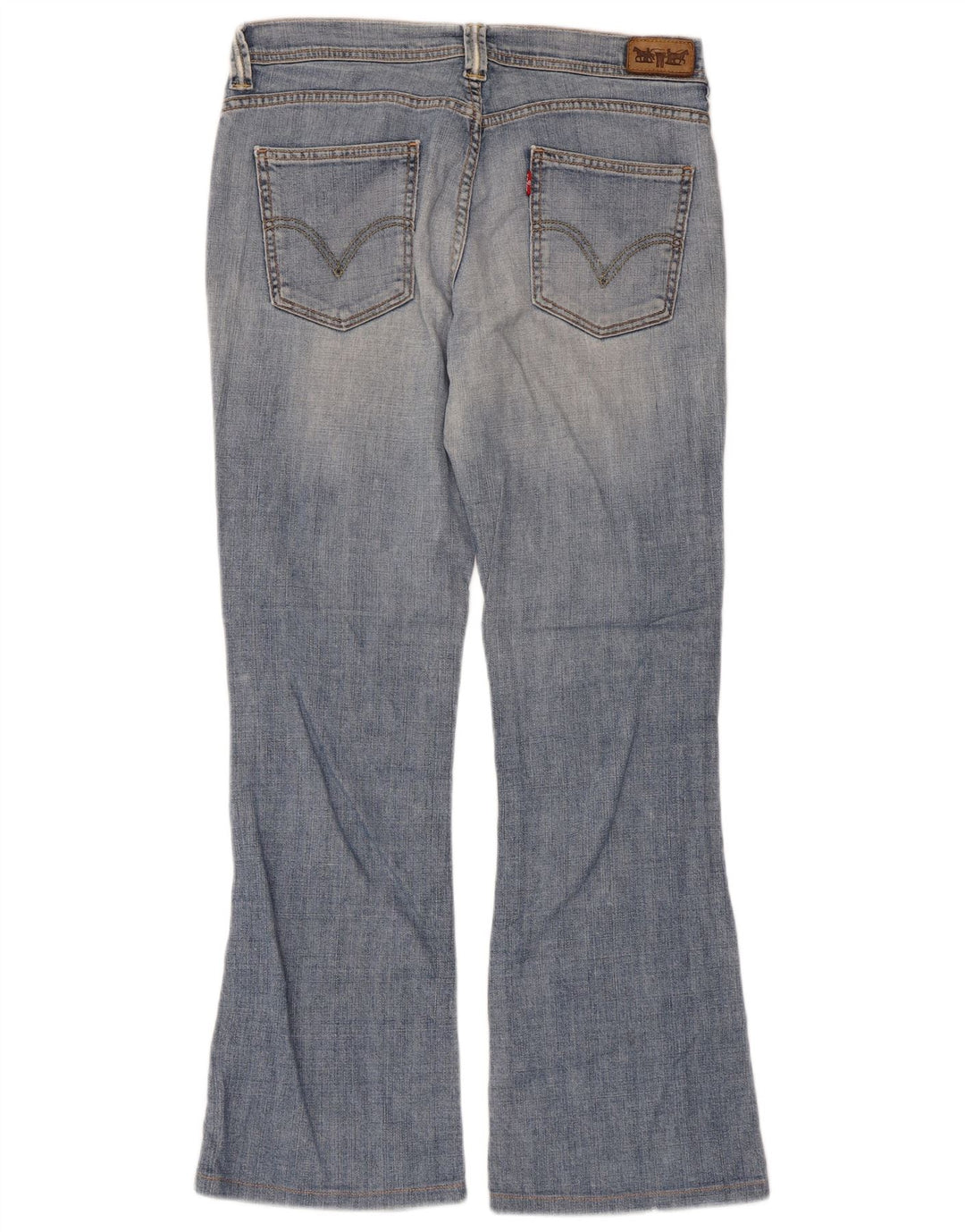 Levi's Womens Flared Jeans W32 L30 Blue Cotton