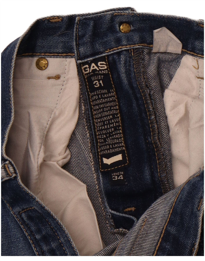 GAS Womens Bootcut Jeans W31 L28 Blue