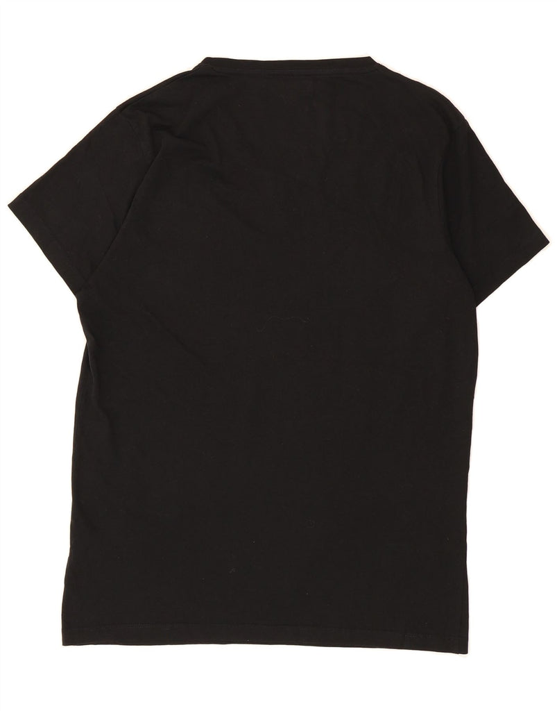 JACK & JONES Mens Graphic T-Shirt Top Large Black Cotton Vintage Jack & Jones and Second-Hand Jack & Jones from Messina Hembry 