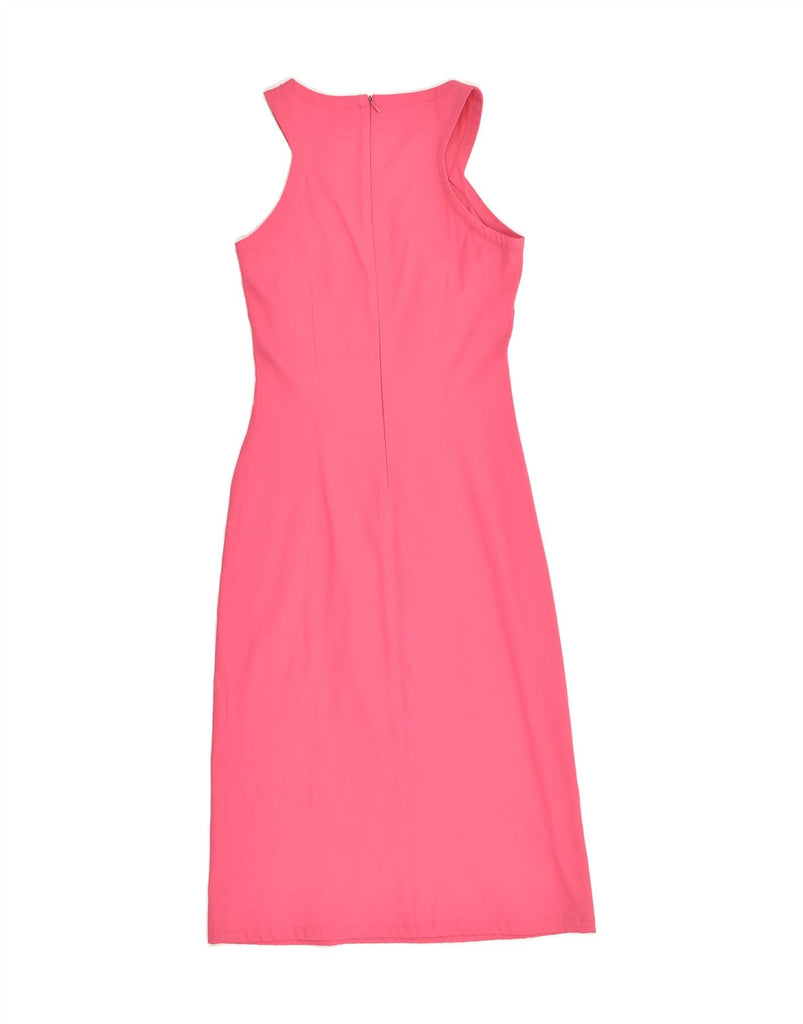 MISS SIXTY Womens Sleeveless Sheath Dress UK 8 Small Pink Polyamide | Vintage Miss Sixty | Thrift | Second-Hand Miss Sixty | Used Clothing | Messina Hembry 