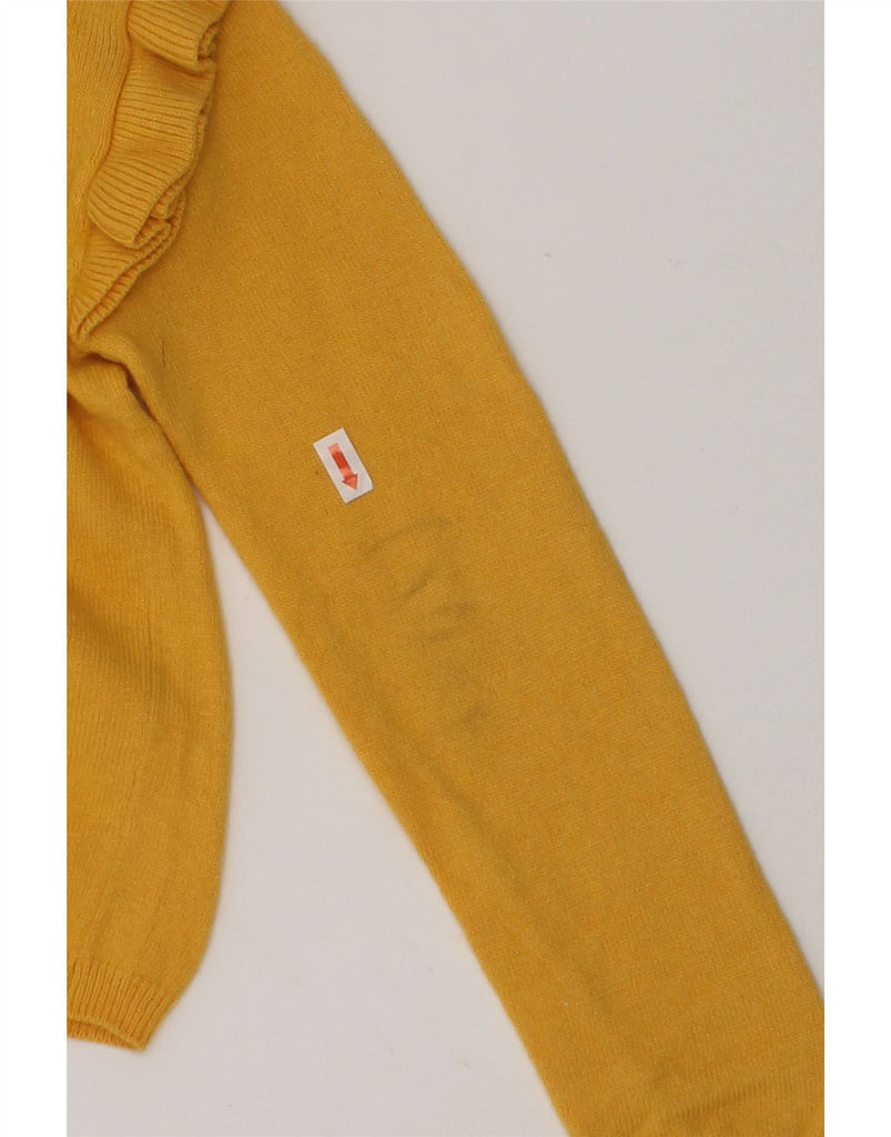 LIU JO Girls Cardigan Sweater 5-6 Years Yellow Cotton | Vintage Liu Jo | Thrift | Second-Hand Liu Jo | Used Clothing | Messina Hembry 