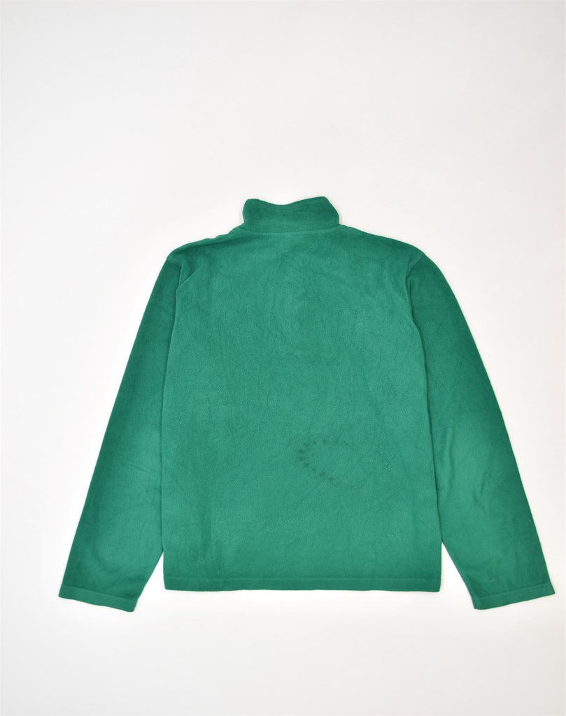 MC KINLEY Mens Fleece Zip Neck Jumper Sweater Small Green Polyester | Vintage | Thrift | Second-Hand | Used Clothing | Messina Hembry 