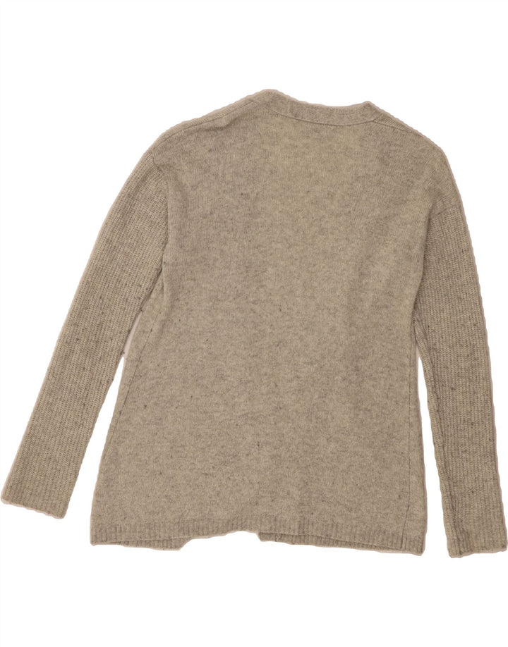J. CREW Womens Open Cardigan Sweater UK 10 Small Grey Flecked Viscose Vintage J. Crew and Second-Hand J. Crew from Messina Hembry 