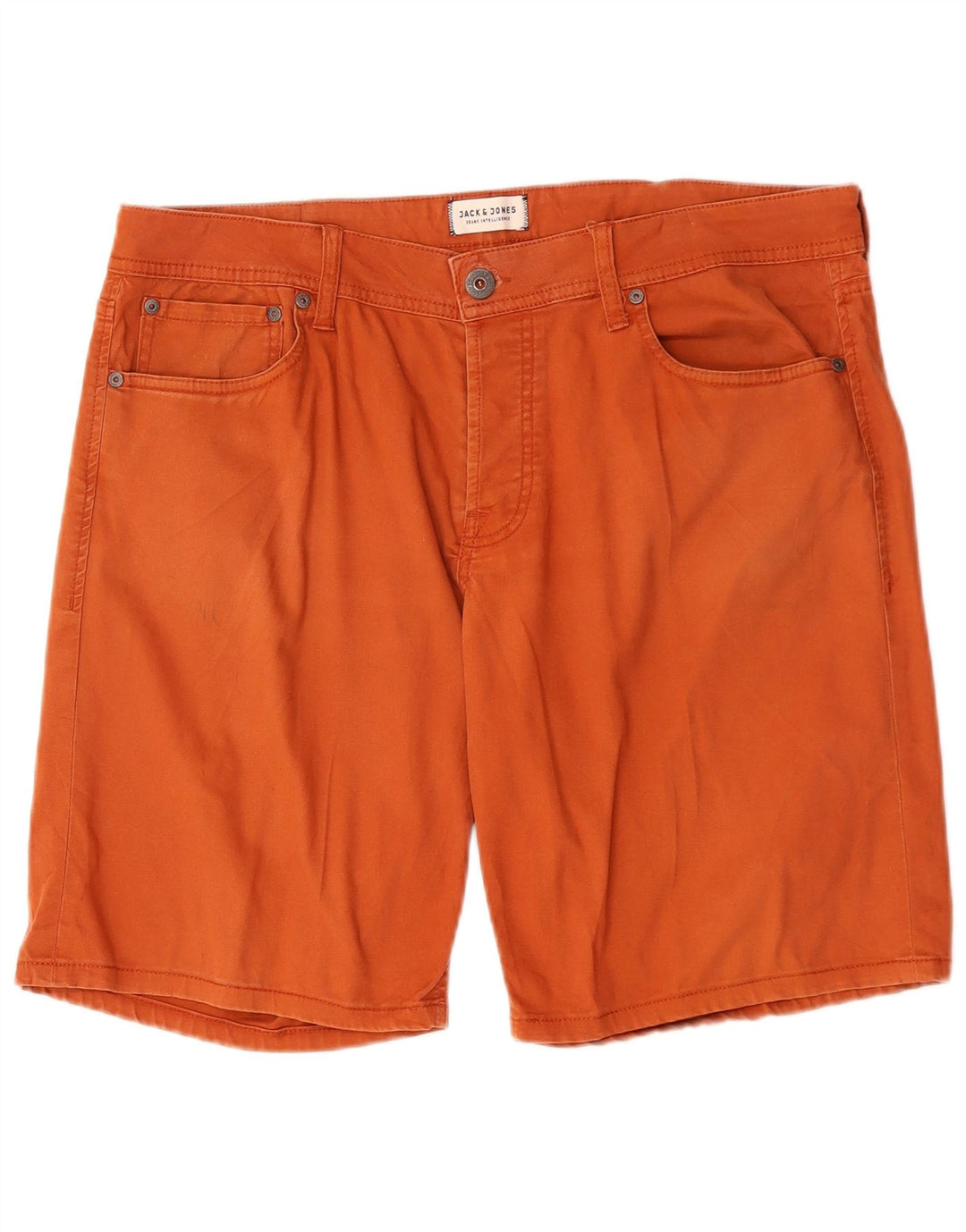 Jack & Jones Mens Casual Shorts W38 XL Orange