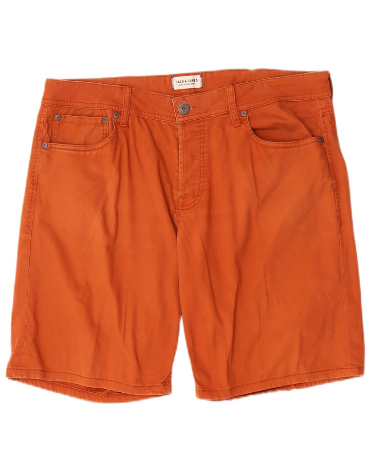 Jack & Jones Mens Casual Shorts W38 XL Orange