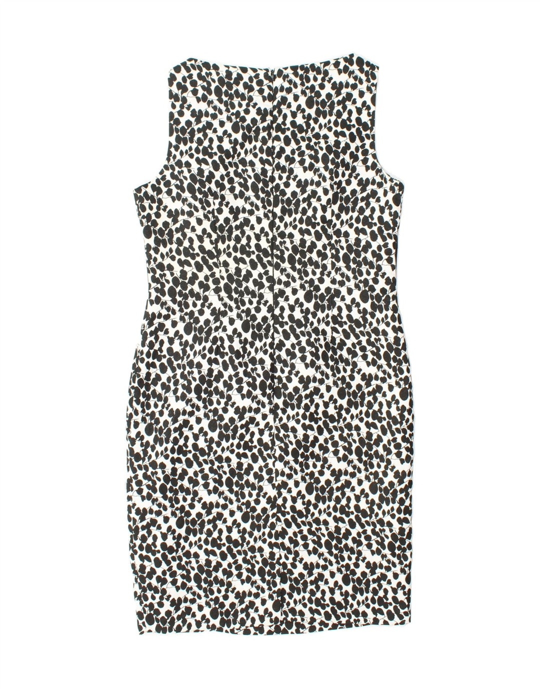 PER UNA Womens Abstract Pattern Sheath Dress UK 14 Medium White Vintage Per Una and Second-Hand Per Una from Messina Hembry 