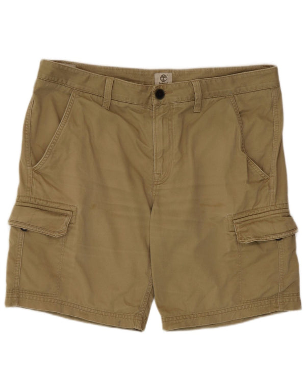 Timberland Mens Cargo Shorts W36 Large Khaki Cotton