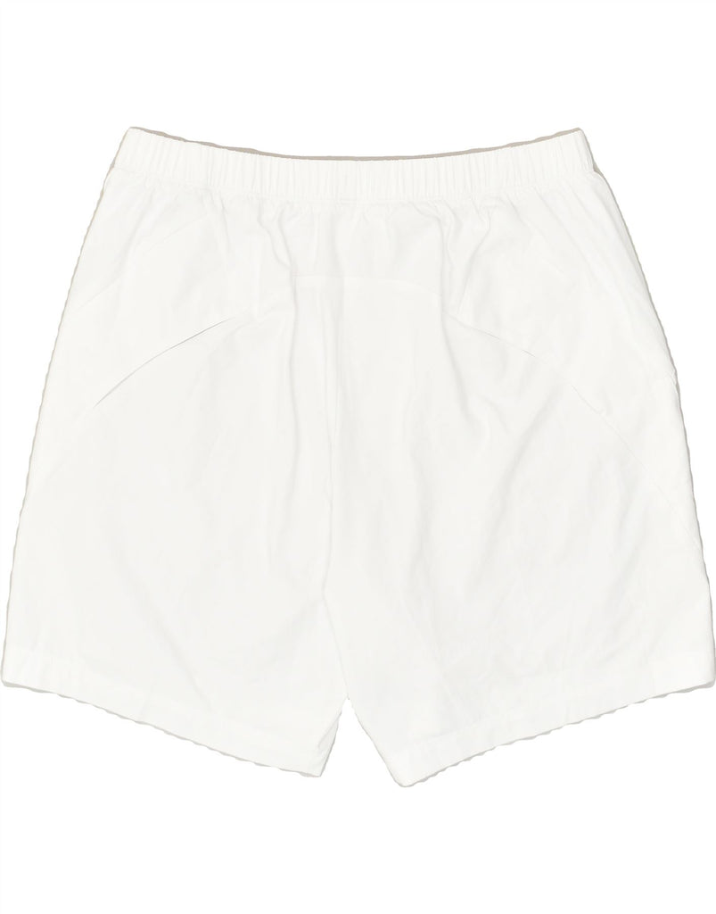 ASICS Mens Sport Shorts Large White Polyester | Vintage Asics | Thrift | Second-Hand Asics | Used Clothing | Messina Hembry 