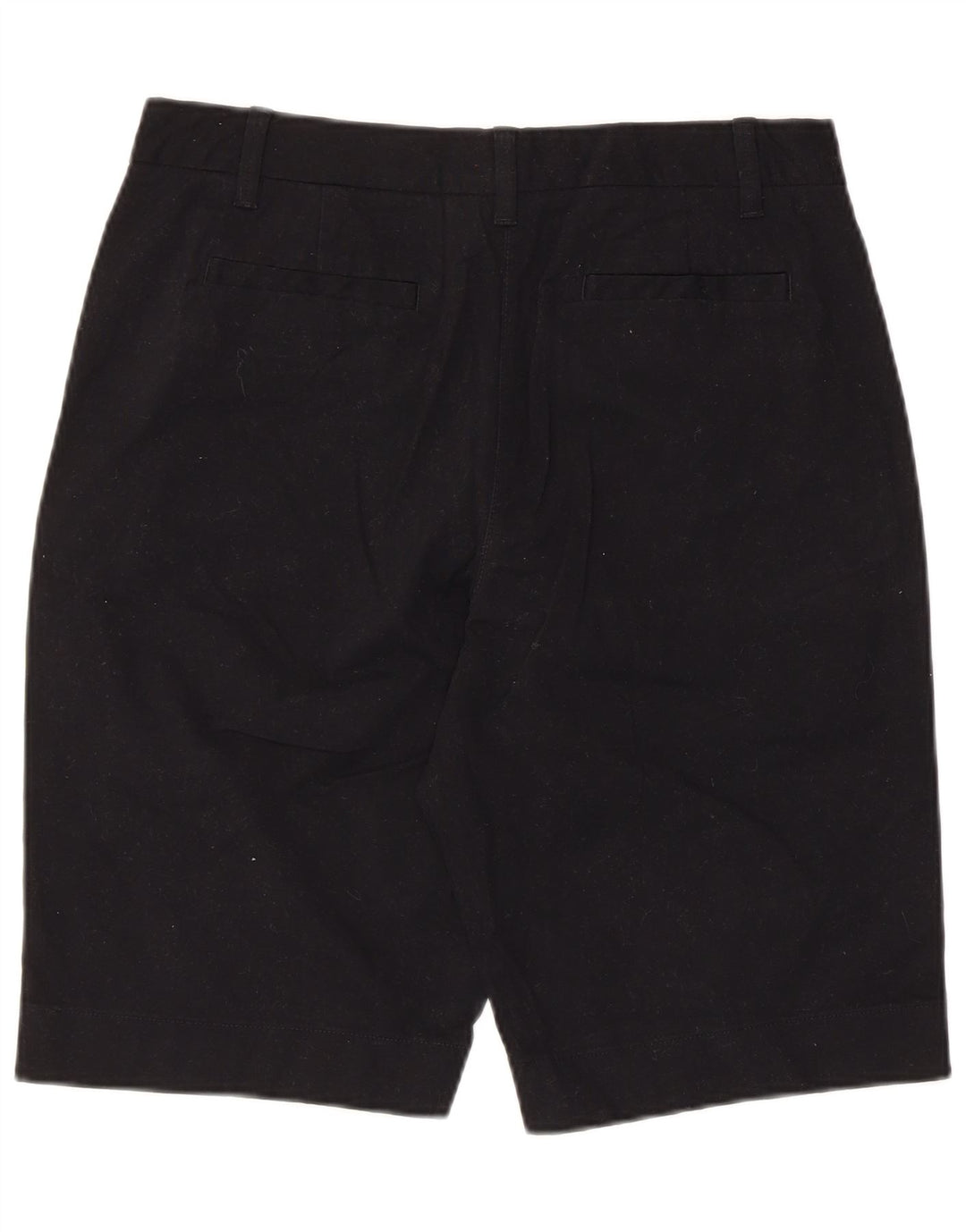 Marks & Spencer Womens Chino Shorts UK 12 Medium W30  Black Cotton