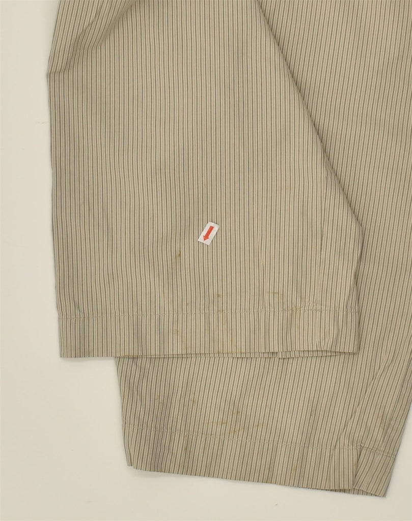 BANANA REPUBLIC Mens Straight Chino Trousers W33 L30  Beige Striped Cotton | Vintage Banana Republic | Thrift | Second-Hand Banana Republic | Used Clothing | Messina Hembry 