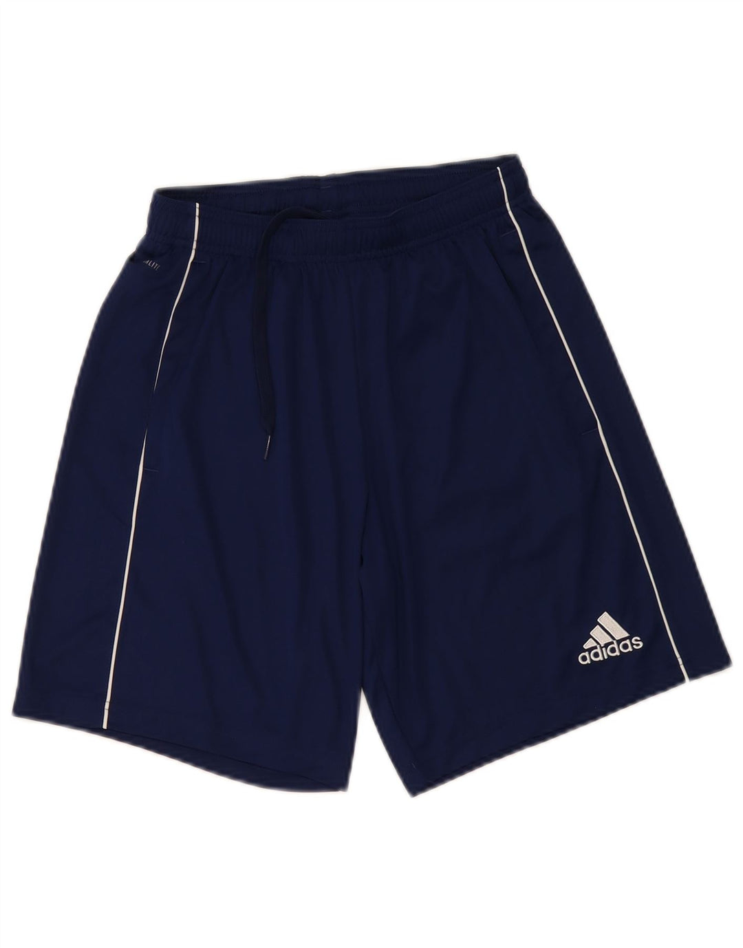 ADIDAS Mens Climalite Sport Shorts Small Navy Blue Polyester