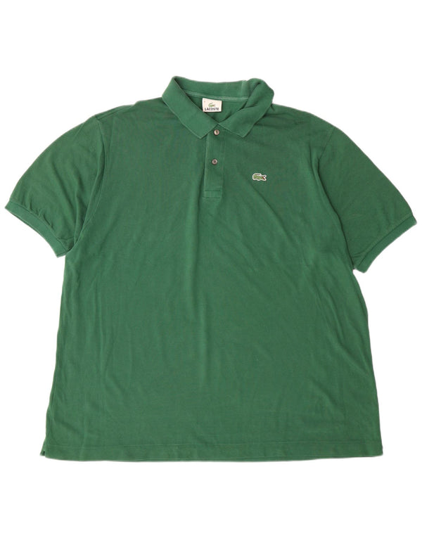 Lacoste Mens Polo Shirt Size 8 3XL Green Cotton