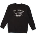 VANS Womens Graphic Hoodie Jumper UK 16 Large Black Vintage Vans and Second-Hand Vans from Messina Hembry 