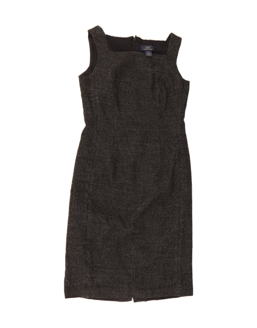 BROOKS BROTHERS Womens 346 Sleeveless Sheath Dress US 4 Small Grey Wool Vintage Brooks Brothers and Second-Hand Brooks Brothers from Messina Hembry 
