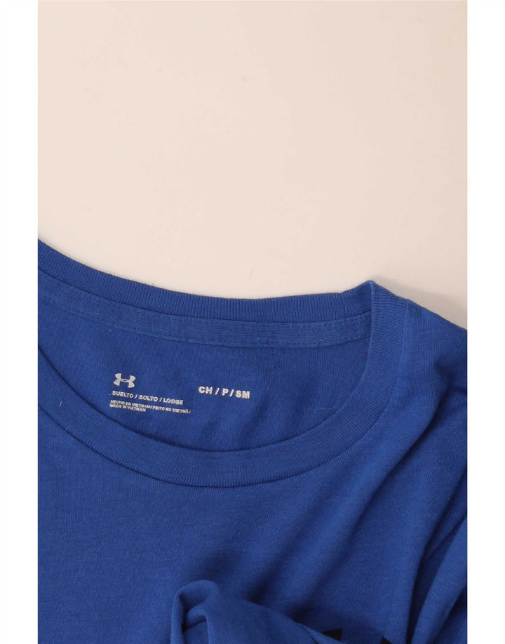Under Armour Mens T-Shirt Top Small Blue