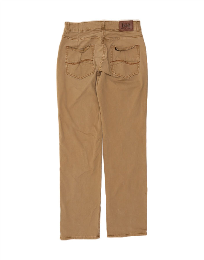 LEE Mens Straight Casual Trousers W32 L32 Brown Cotton Vintage Lee and Second-Hand Lee from Messina Hembry 