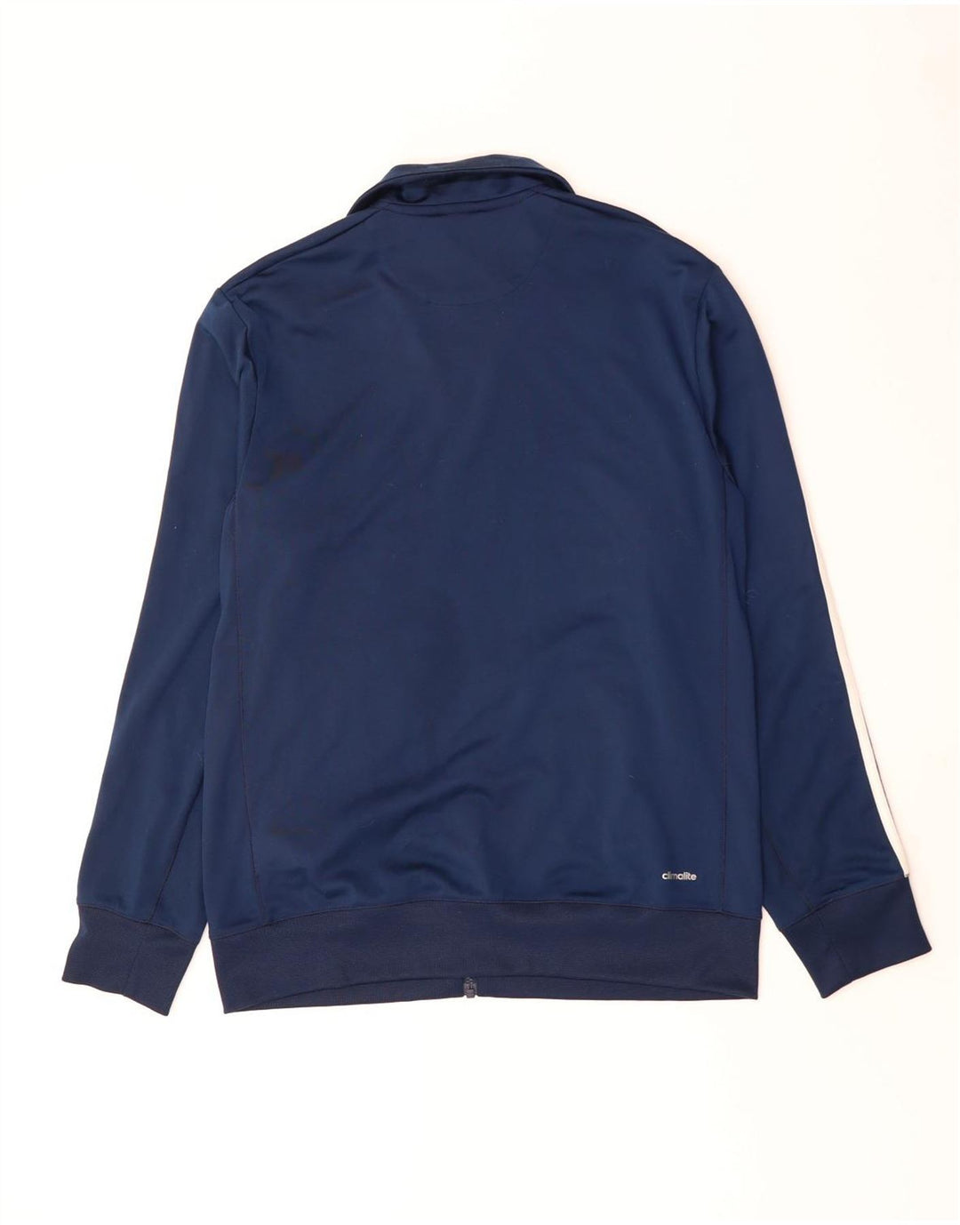 Adidas Mens Climalite Tracksuit Top Jacket Medium Navy Blue Polyester
