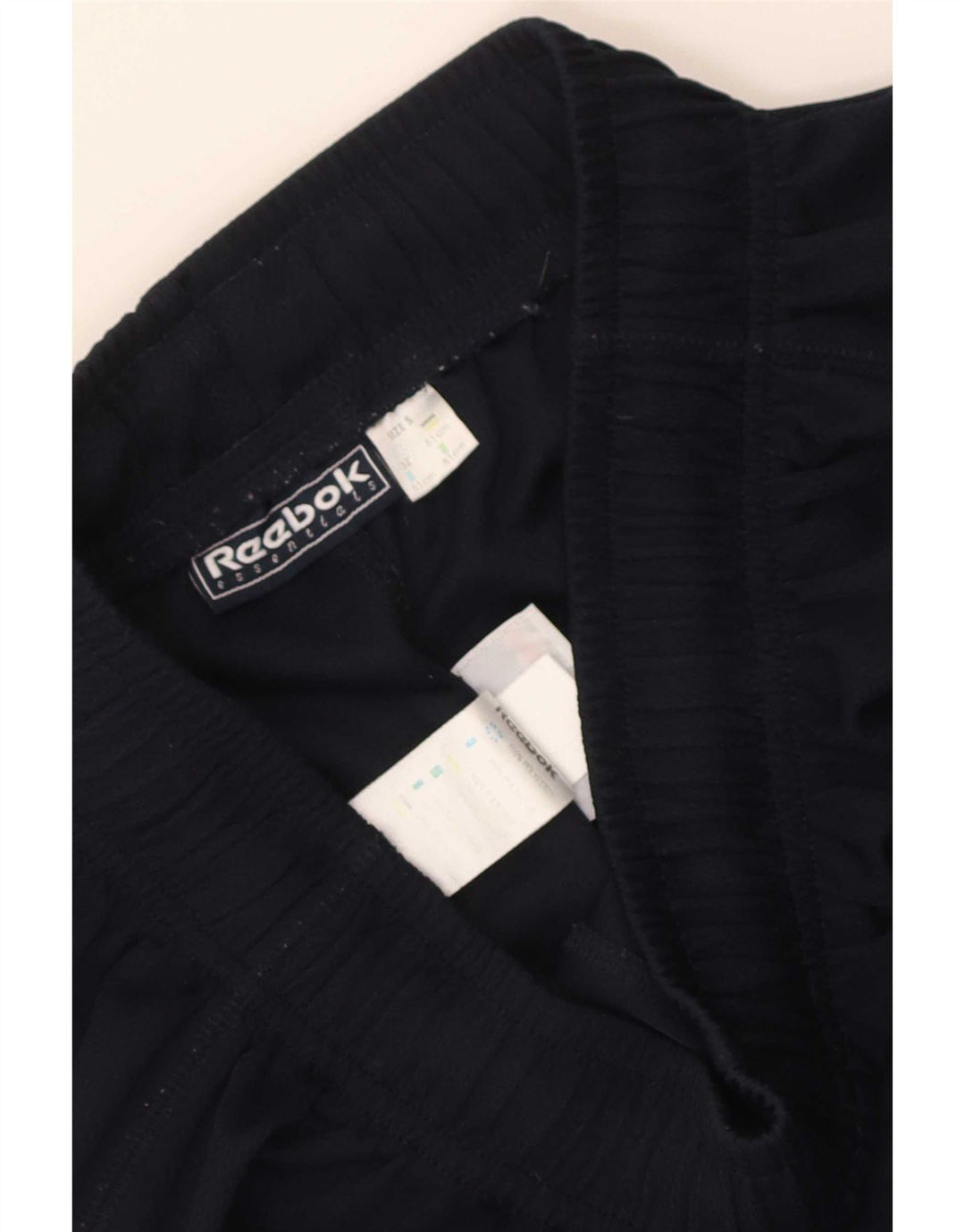 Reebok Mens Sport Shorts Small Navy Blue Polyester