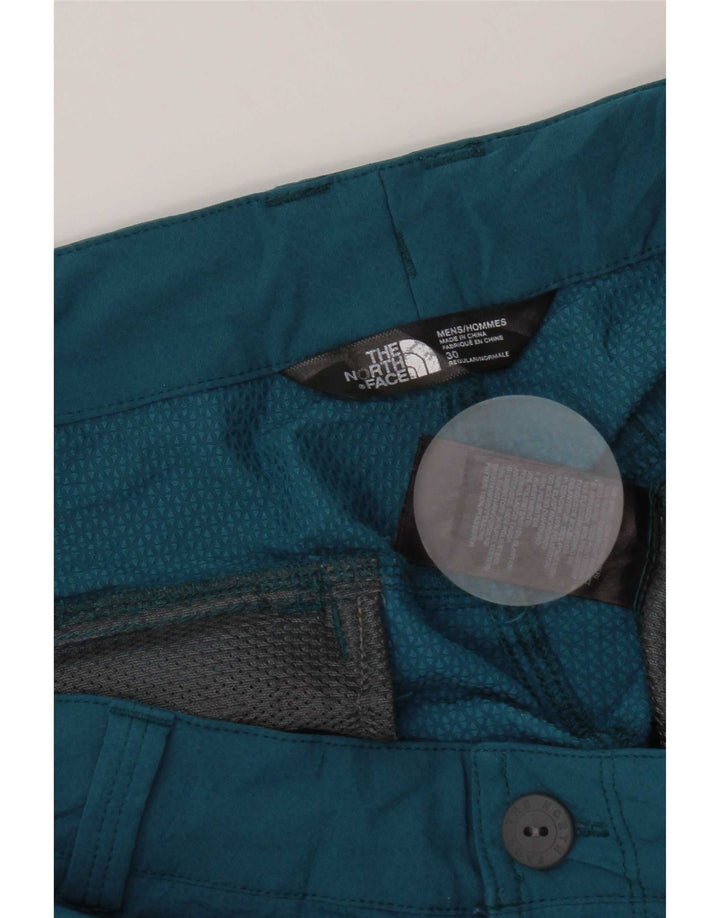 The North Face Mens Chino Shorts W30 Medium Blue Polyester
