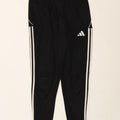 Adidas Mens Aeroready Slim Fit Tracksuit Trousers Medium Black Polyester