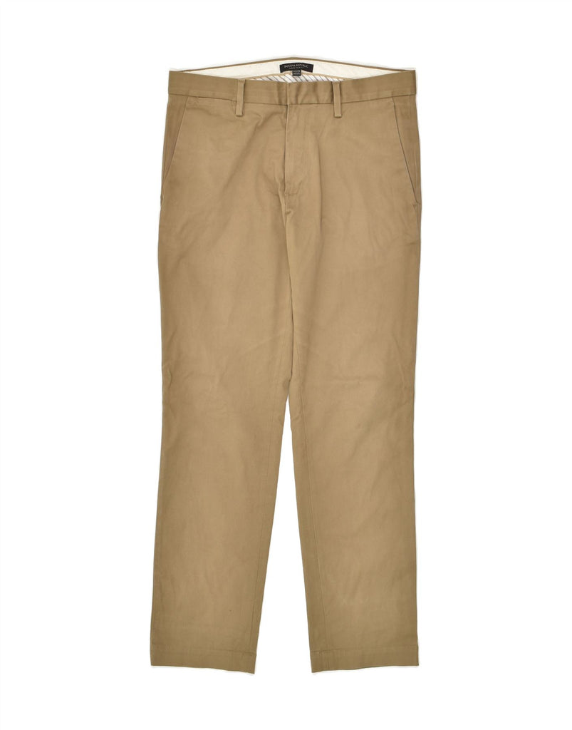 BANANA REPUBLIC Mens Aiden Slim Fit Chino Trousers W31 L32  Beige Cotton Vintage Banana Republic and Second-Hand Banana Republic from Messina Hembry 