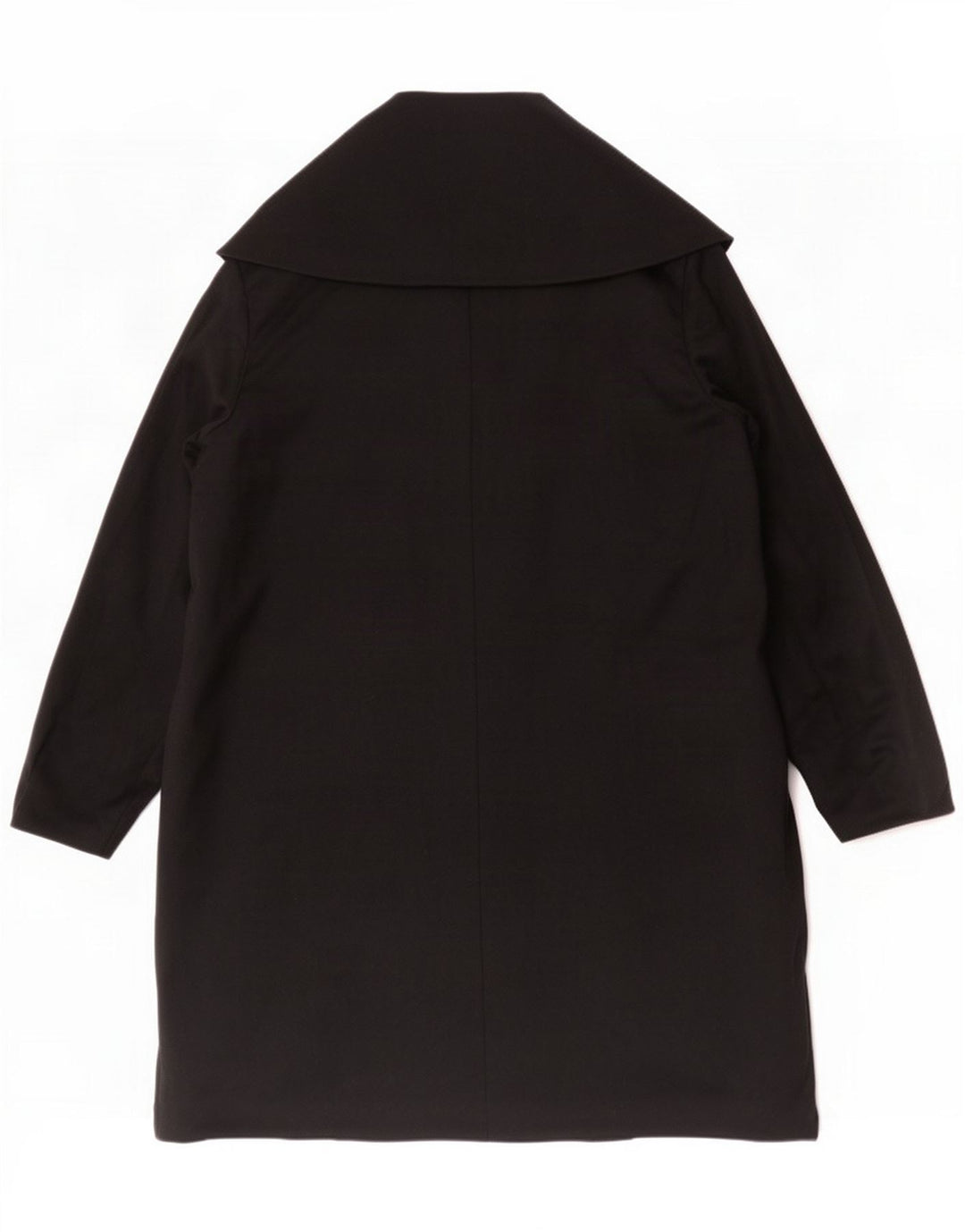 Moschino Womens Overcoat UK 16 Large Black