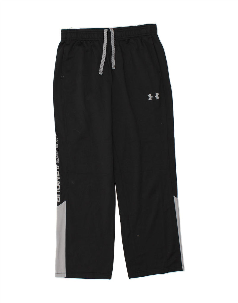 UNDER ARMOUR Boys Graphic Tracksuit Trousers 11-12 Years Large Black | Vintage Under Armour | Thrift | Second-Hand Under Armour | Used Clothing | Messina Hembry 