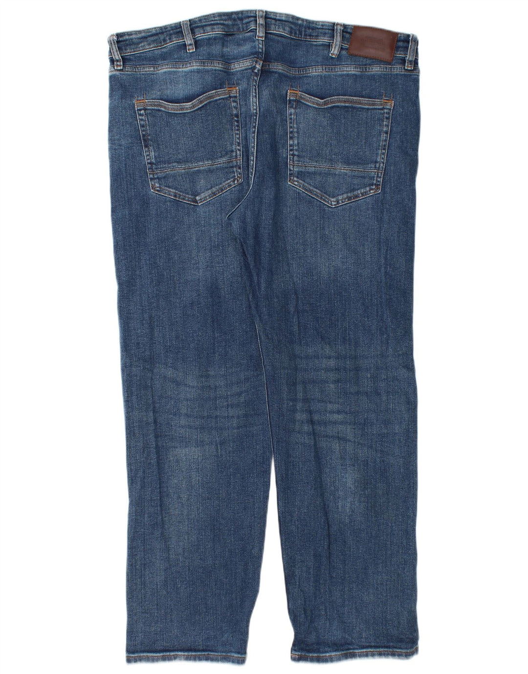 Marks & Spencer Mens Straight Jeans W38 L29 Blue Cotton