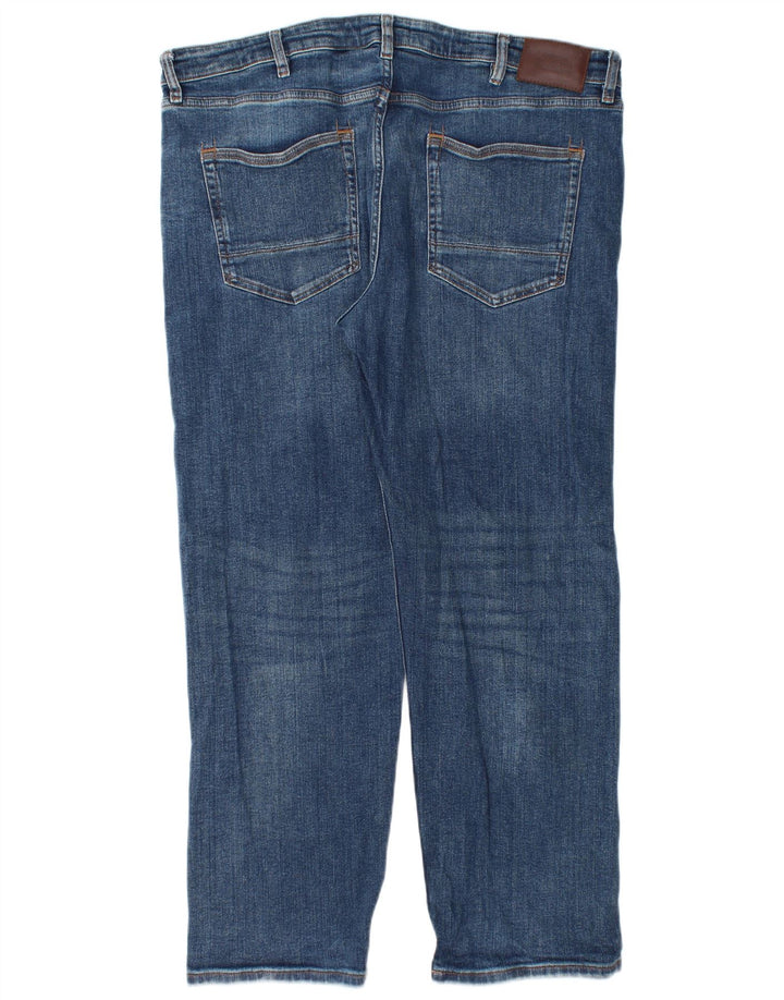 Marks & Spencer Mens Straight Jeans W38 L29 Blue Cotton
