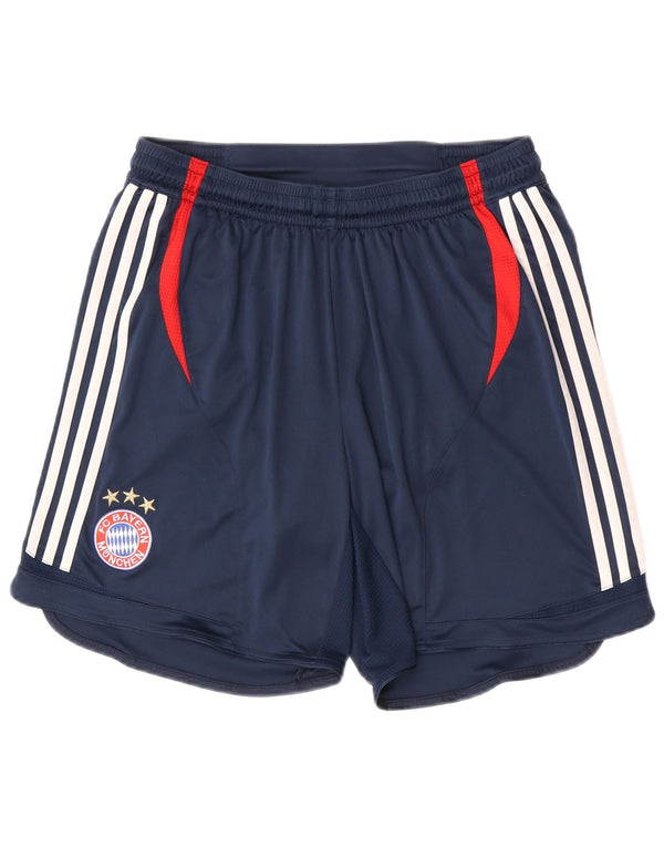 Adidas Mens FC Bayern Munchen Graphic Sport Shorts XL Navy Blue Colourblock