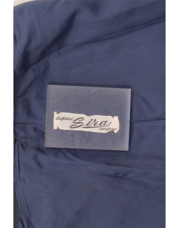 Vintage Womens Pleated Mini Skirt  W30 Medium Navy Blue