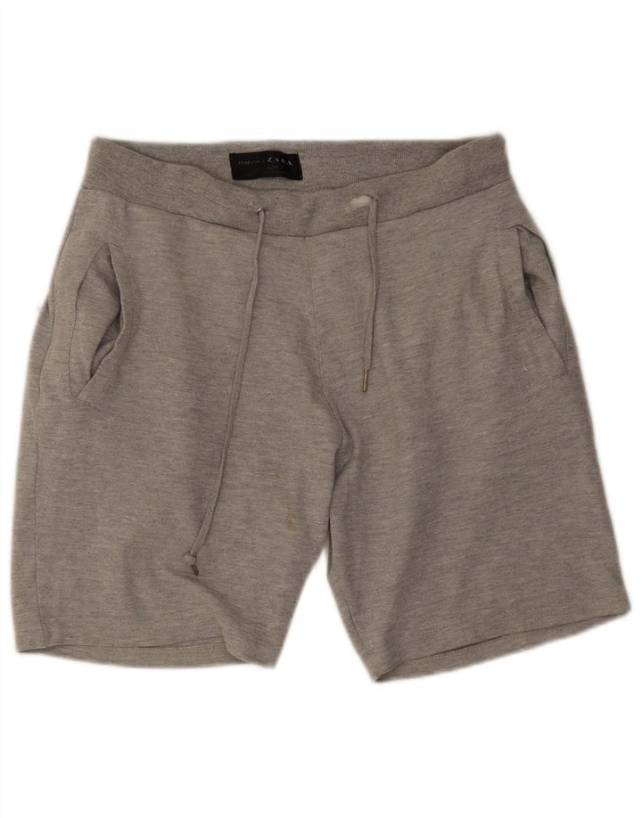 Zara Mens Sport Shorts Medium  Grey