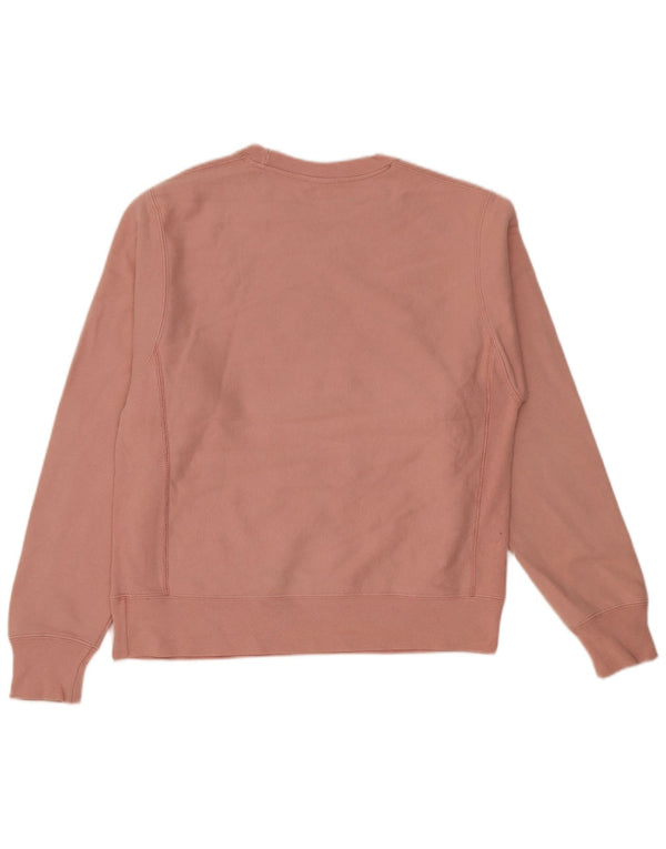 Champion Mens Sweatshirt Jumper Small Pink Cotton