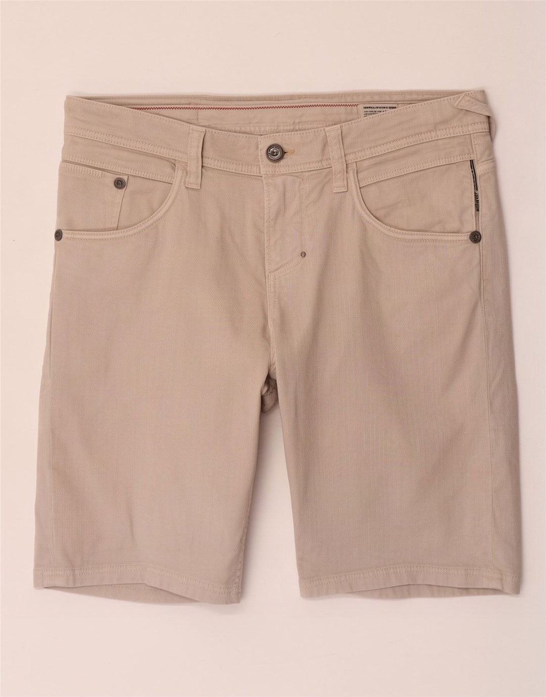 Meltin' Pot Womens Casual Shorts W32 Large Beige Cotton