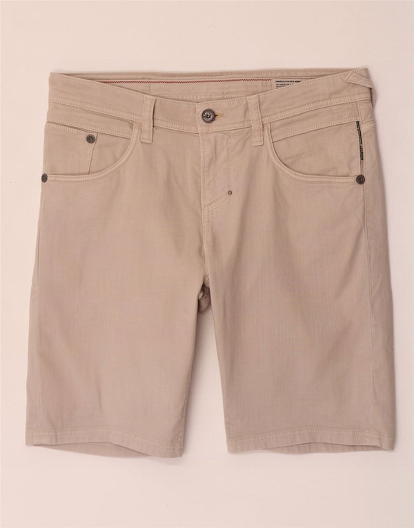 Meltin' Pot Womens Casual Shorts W32 Large Beige Cotton